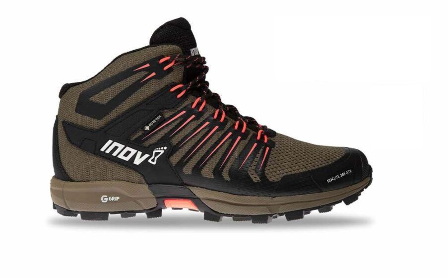 Buty Trekkingowe Inov-8 Roclite G 345 Gtx Damskie Brązowe/Koralowe LBM-761089